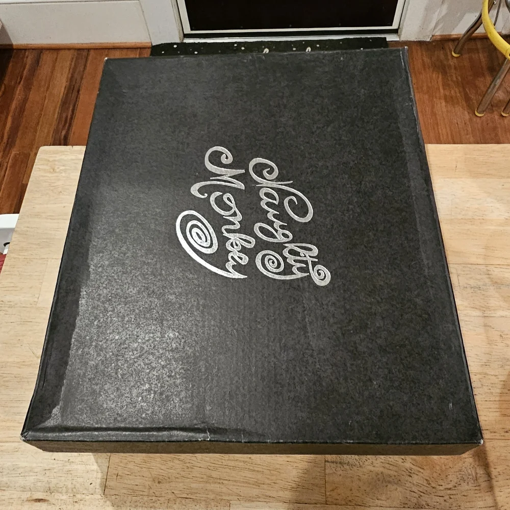 NIB Naughty Monkey Belly Up Tan Ankle Boots w/ Brown Strap & Gold Accents Size 9 - Picture 10 of 10